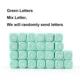 Green Letter Mix