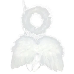 Diadema alas de ángel suave para bebé recién nacido