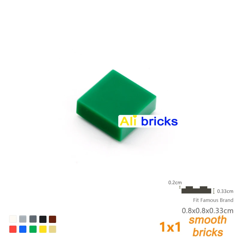 100pcs green