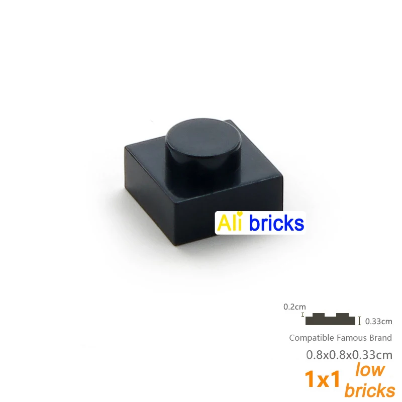 100pcs black