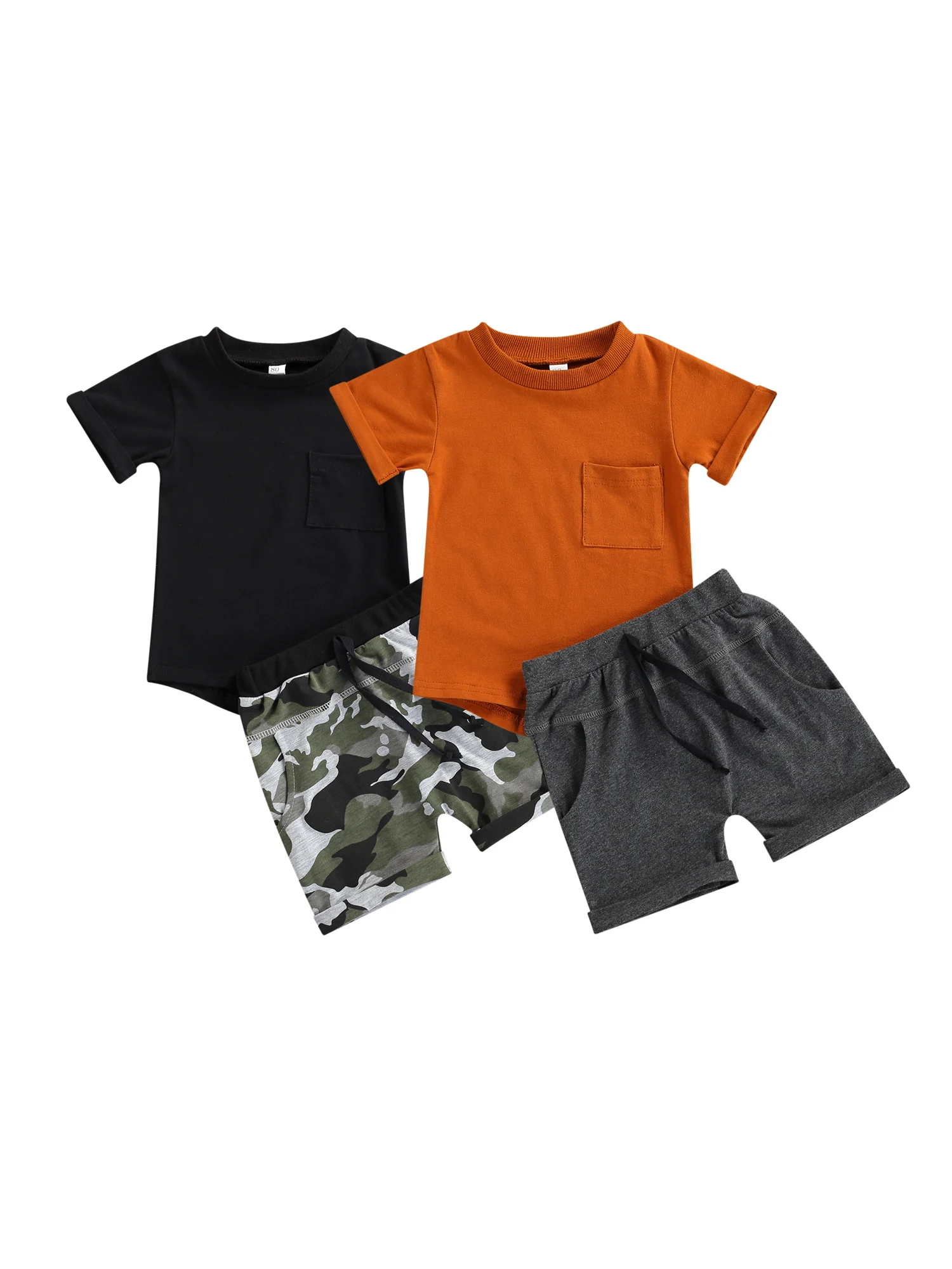 Conjunto ropa niño camuflaje - vista principal
