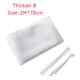 B White 2M Thicken