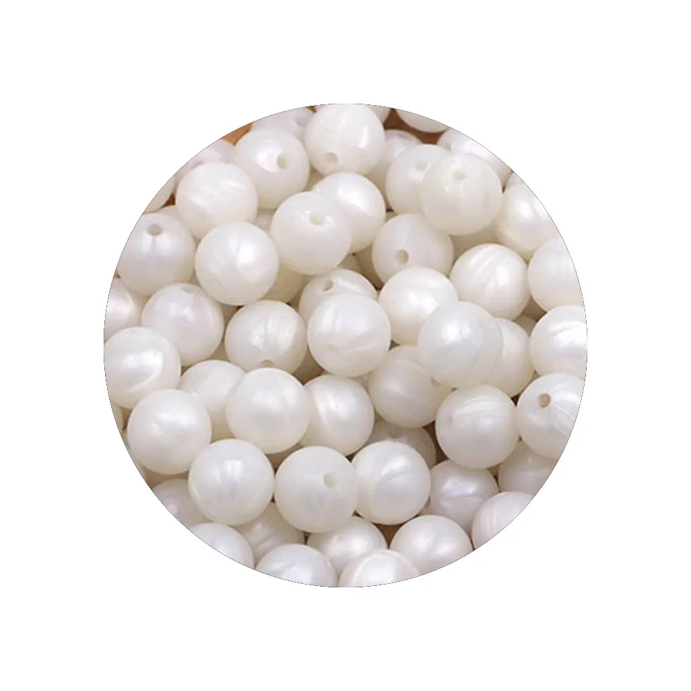 50pcs metallic white