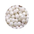 50pcs metallic white