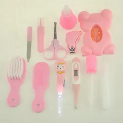 Kit de cuidado bebé con recortador uñas, termómetro y tijeras