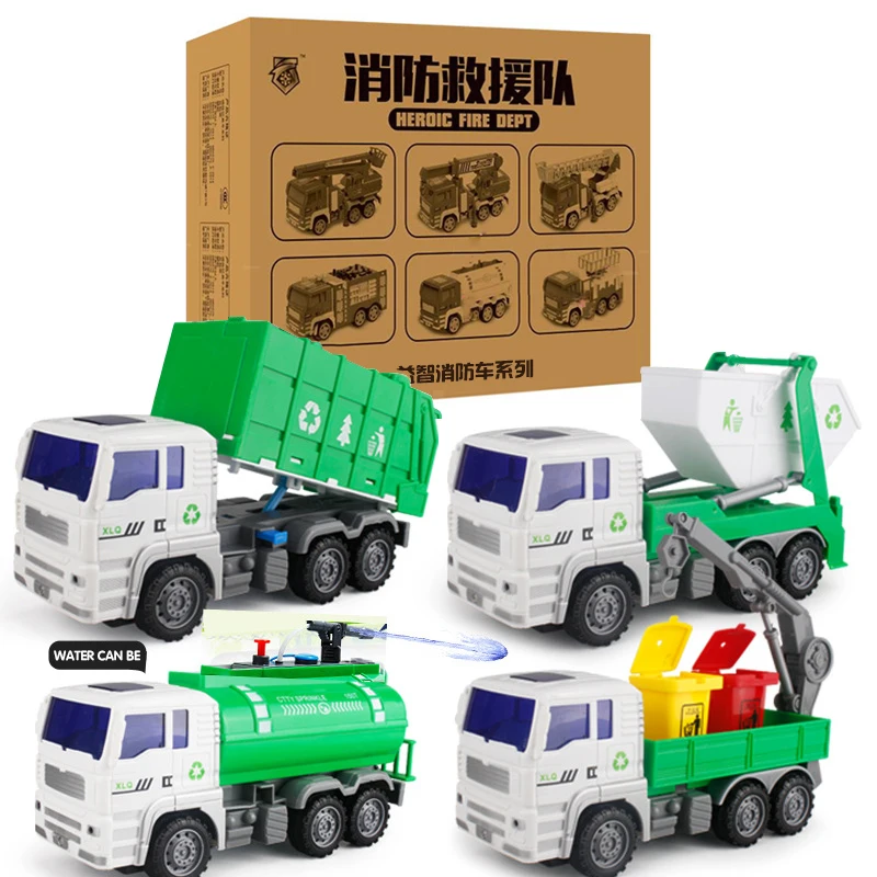 4PCS rubbish truck A