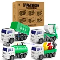 4PCS rubbish truck A