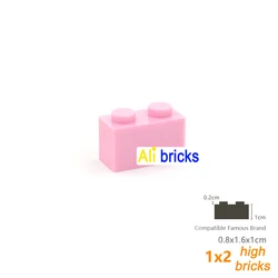 Bloques educativos 1x2 para niños - creativos, compatibles LEGO
