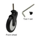 Front Wheel and Tool