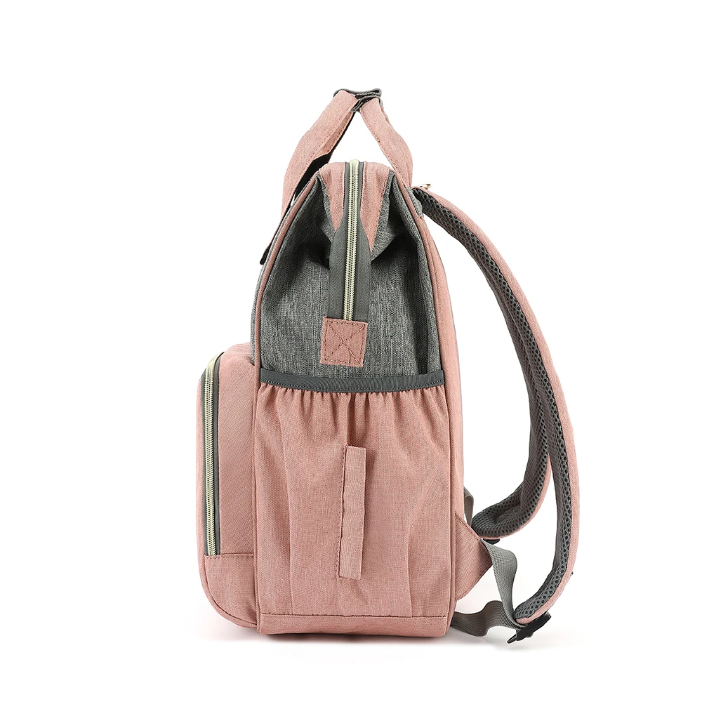 Bolsa de pañales para bebés, mochila impermeable, moda para mamás, maternidad, madre, marca, mochila para mamá, bolsas de lactancia para cambiar pañales para mamá - imagen 3