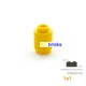 50pcs yellow