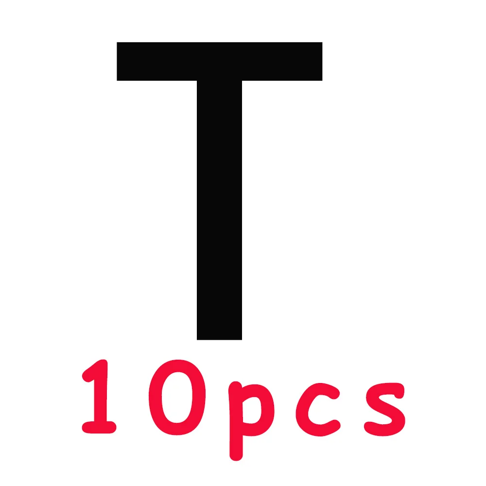 10Pcs T