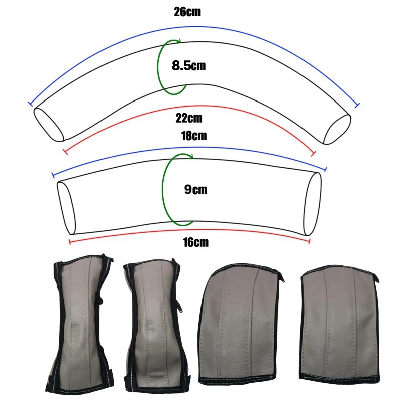 A and b 4PCS gray
