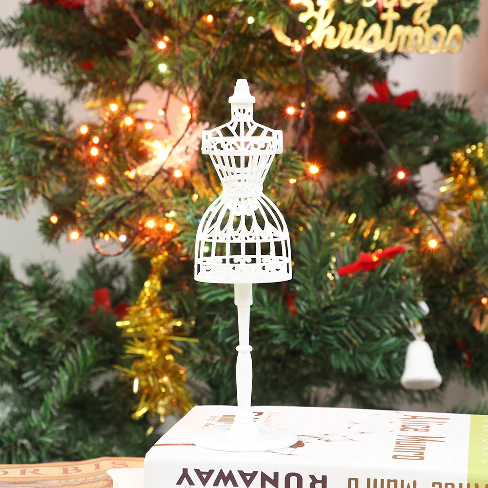 Mini juego de regla de maniquí para casa de muñecas, vestido de noche, simulación de modelo humanoide, accesorios en miniatura, juguetes para niños, 1/12 - imagen 4