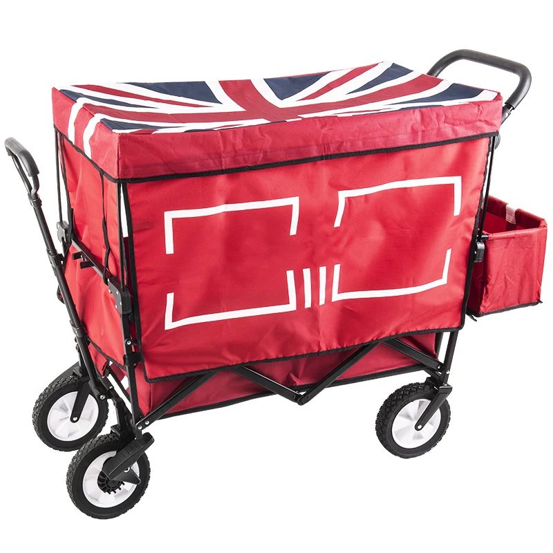 Carrito de compras plegable Oxford para el hogar - portátil y práctico - imagen 3