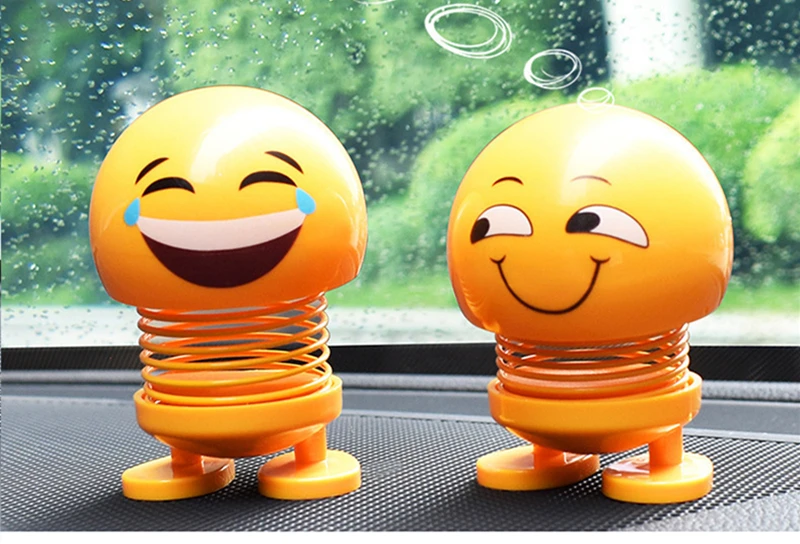 Muñecos cabezón de coche – Adornos divertidos para salpicadero - imagen 3