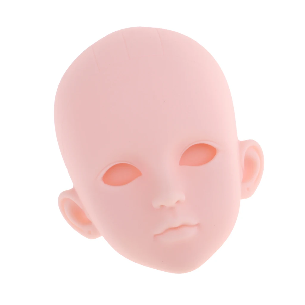 1/4 Female BJD Head  Sculpt Without Eyes For Ball Joint Doll MSD