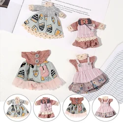 Vestido y falda de encaje para muñecas