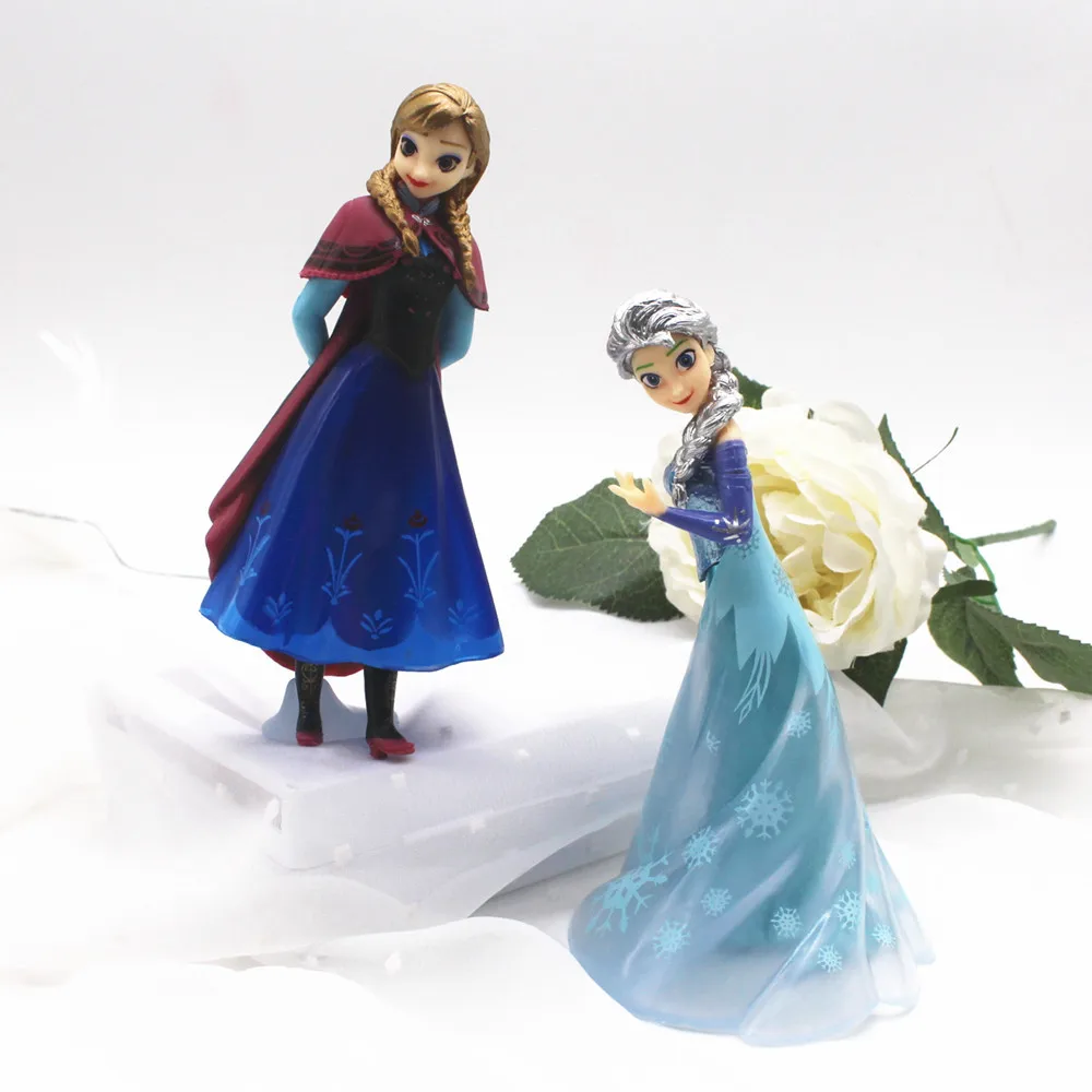 Figuras Elsa y Anna de Frozen – Muñecas coleccionables para niños - imagen 2
