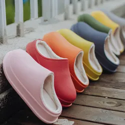 Zapatillas de casa felpa para invierno unisex