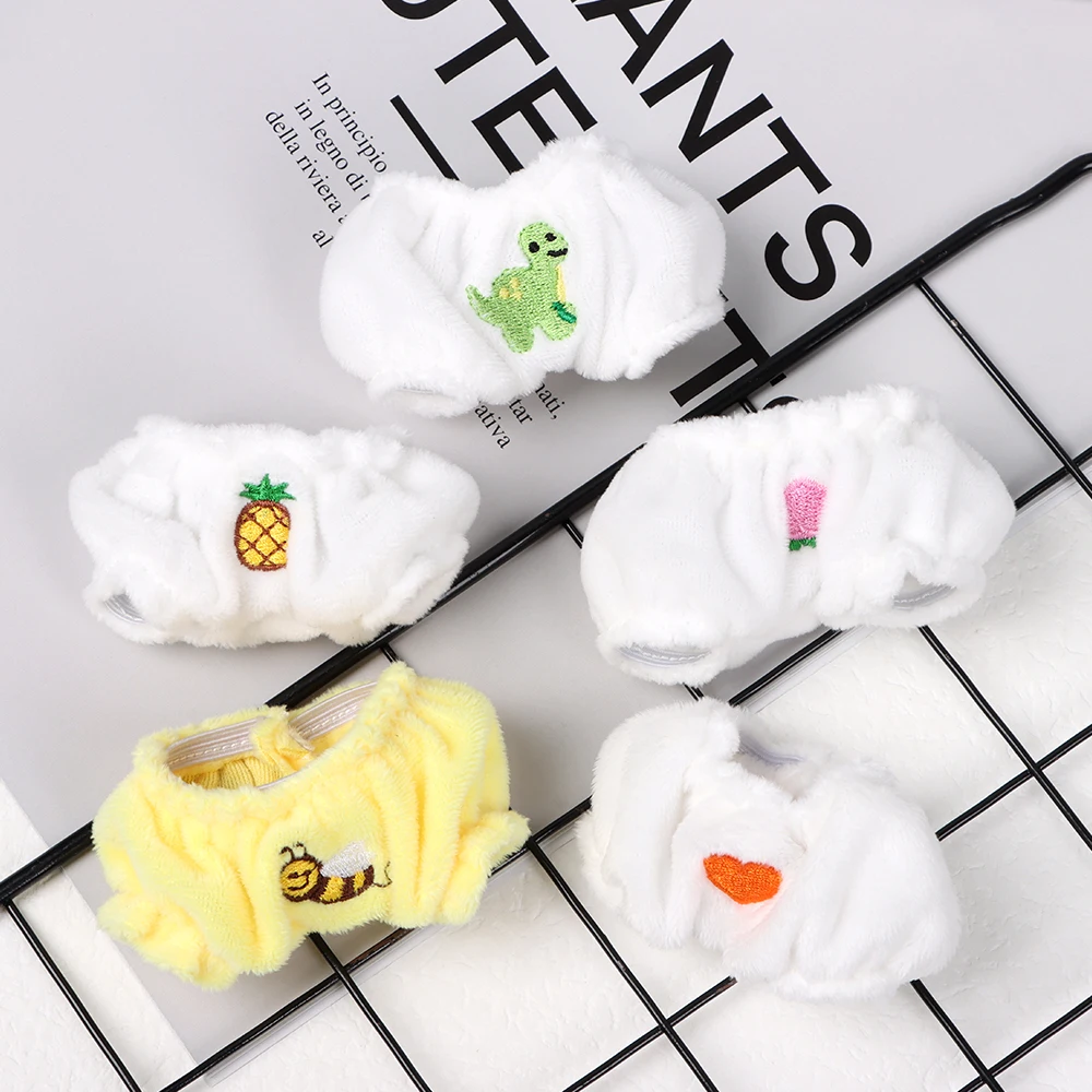 Ropa interior de muñeca de peluche Kawaii para niños, calzoncillos bonitos de dibujos animados, 20cm, accesorios, Juguetes - imagen 2