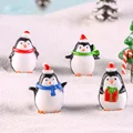 4pcs red hat Penguin