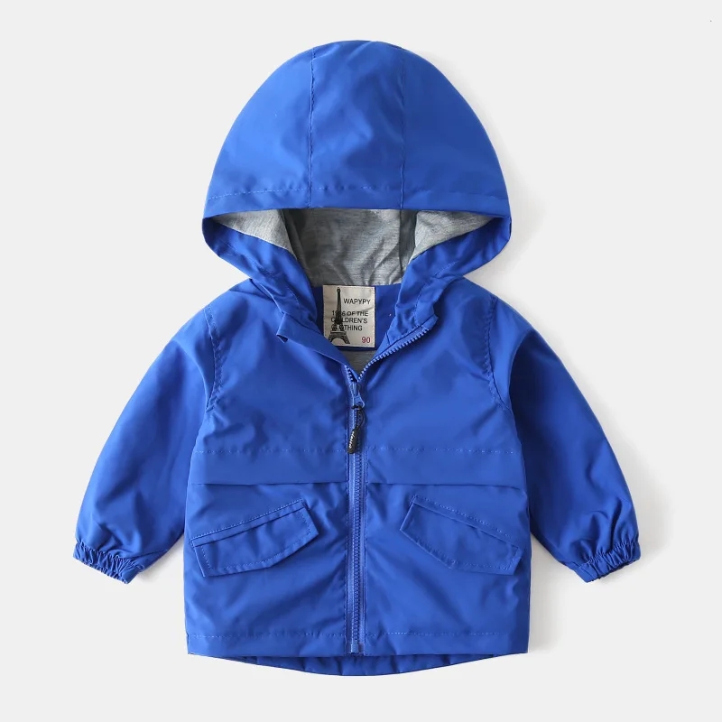 Chaquetas para niños, rompevientos para bebés, chaquetas para niños de 2 a 6T, abrigos de otoño y primavera para niños, abrigos bonitos de Color sólido - imagen 4