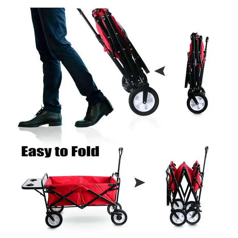 Carrito plegable con bandeja para bebé - Casa y camping - imagen 2
