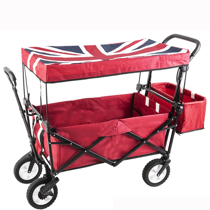 Carrito de compras plegable Oxford para el hogar - portátil y práctico