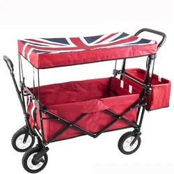Carrito de compras plegable Oxford para el hogar - portátil y práctico