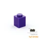 purple 200pcs