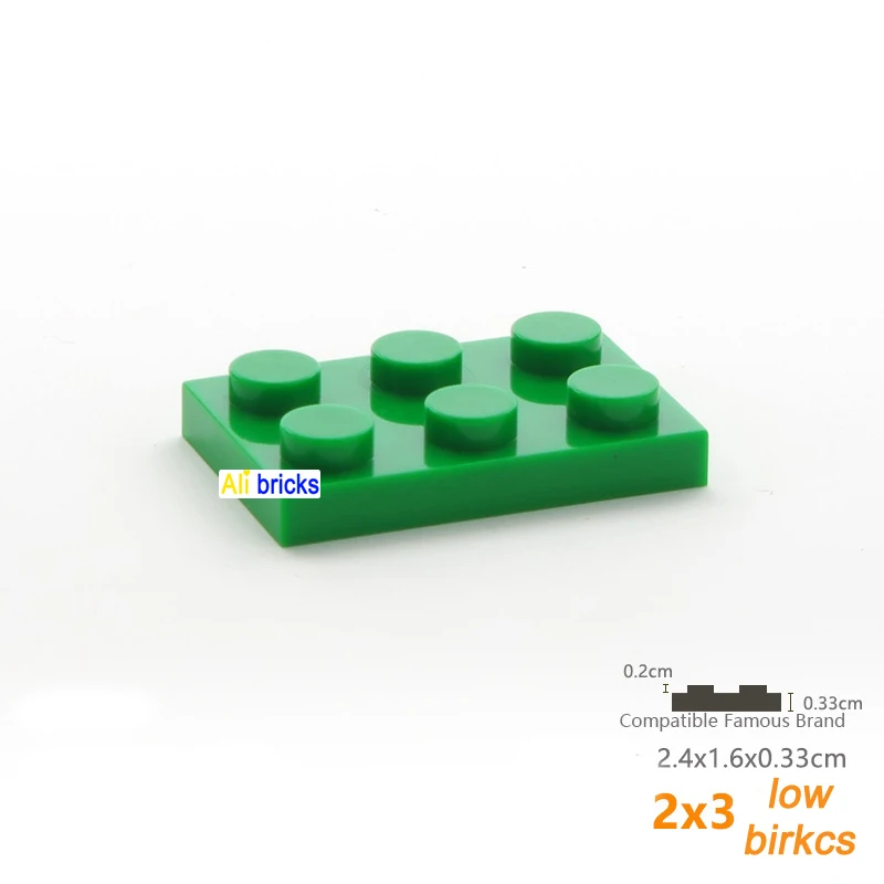 Compatible Bloques de construcción DIY 2x3 – 20 piezas para niños - imagen 2