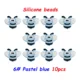 10pcs pastel blue