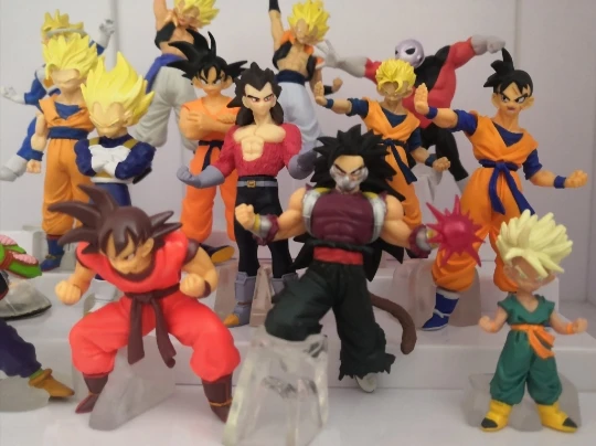 Bandai-figuras de acción de Dragon Ball, Son Goku, vegajv, Vegetto, Piccdo, HG, Gacha, colección de juguetes, regalo para fanáticos - imagen 4