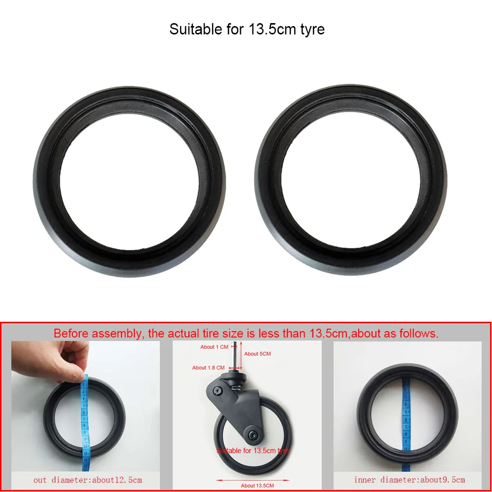 2 13.5cm tyre cover
