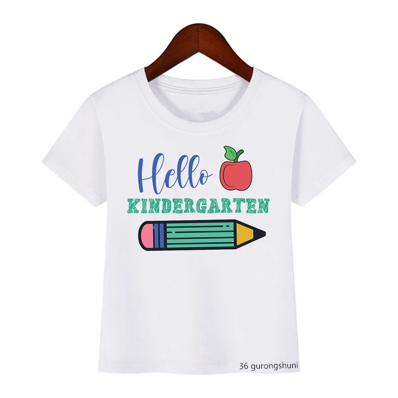 Camiseta niñas - Hello Kindergarten