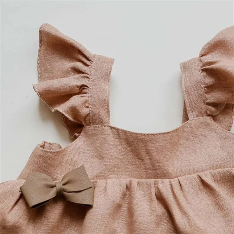 Vestido de encaje con volantes para niñas – Estilo princesa tutú - imagen 2