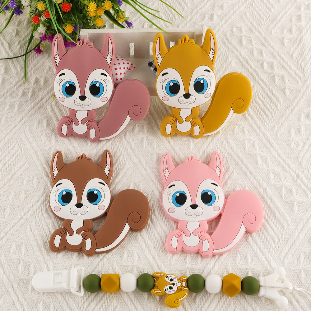 Colgantes de animales de dibujos animados de silicona para fabricación de joyas, pulsera DIY a granel, pendientes, accesorios personalizados, 1 ud. - imagen 3