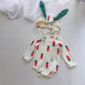 carrot romper hat