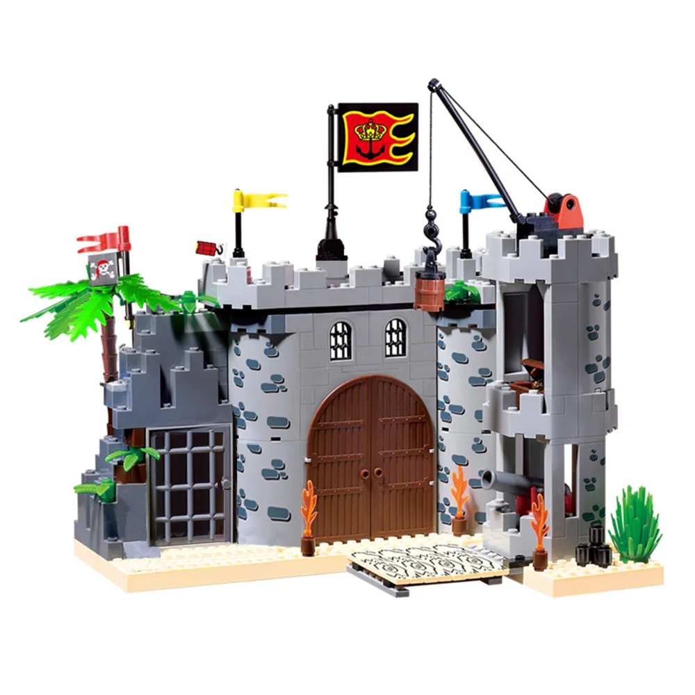 Enlighten bloques de construcción Castillo pirata educativo para niño - imagen 3