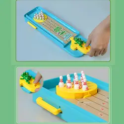 Juego de bolos infantil de mesa para niños pequeños