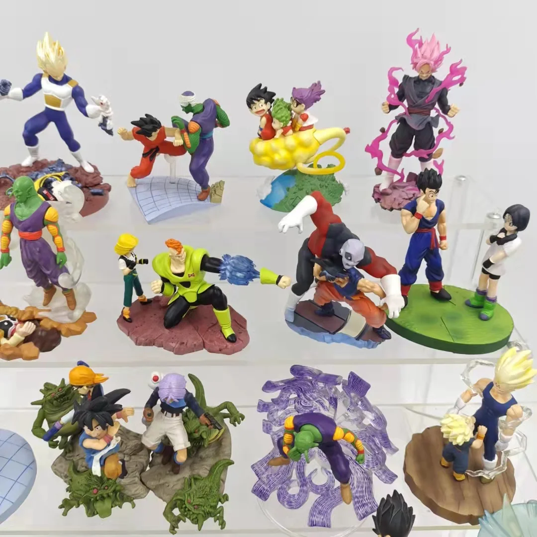 Bandai genuino Dragon Ball LOGBOX Frieza Vegeta VS Zarbon Dragon Fist Kuririn Broly figura modelo producto antiguo algunas defectos menor - imagen 3