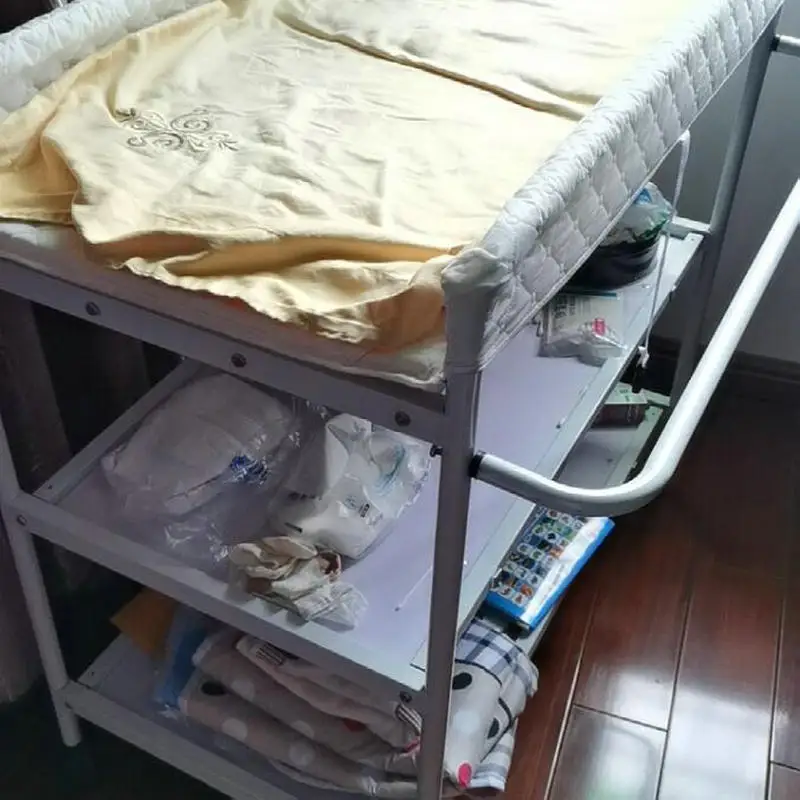 Cambiador multifuncional para bebé con almohadilla, estación de cama para el cuidado de pañales para recién nacidos para uso doméstico - imagen 3