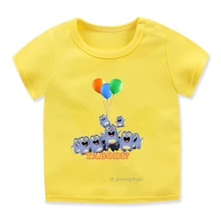 Camiseta infantil de verano con estampado de oso