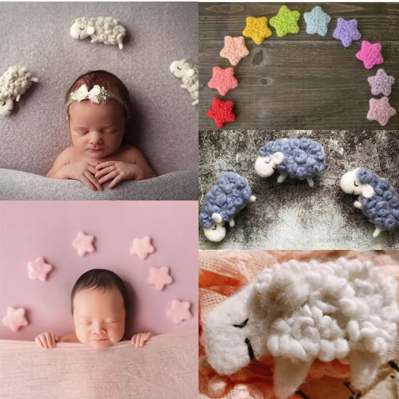 Accesorios fotografía recién nacido fieltro - vista principal