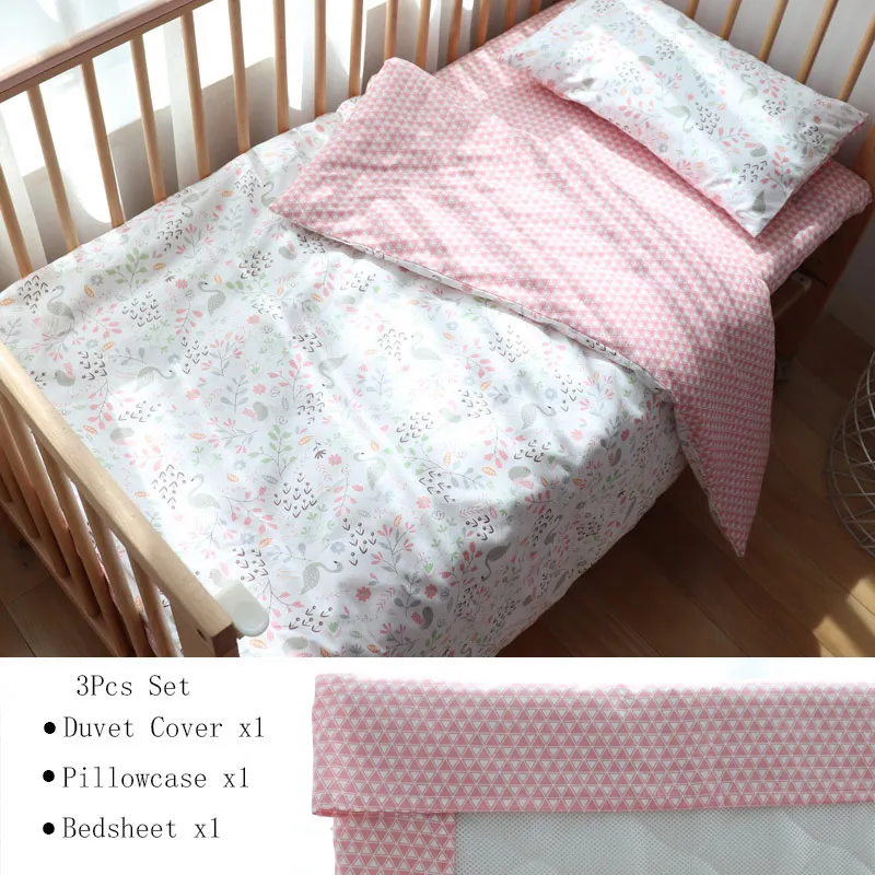 3 Pcs Bedsheet  Swan