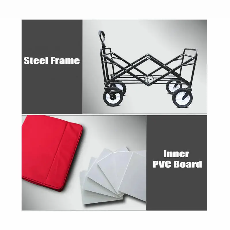 Carrito plegable con bandeja para bebé - Casa y camping - imagen 3