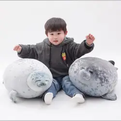Peluche 3D de león marino suave, almohada de felpa para regalo