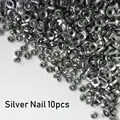 silver-nails 10pcs