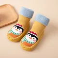 Yellow Penguin Sock